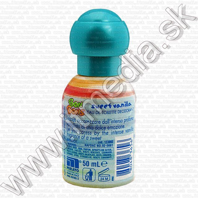 Image of Bon Bons Malizia Perfume (50 ml EDT) *Sweet Vanilla* (IT1577)